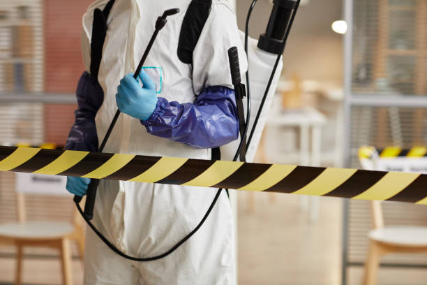 Professional Blood Cleanup technician working in Lakeview, CA